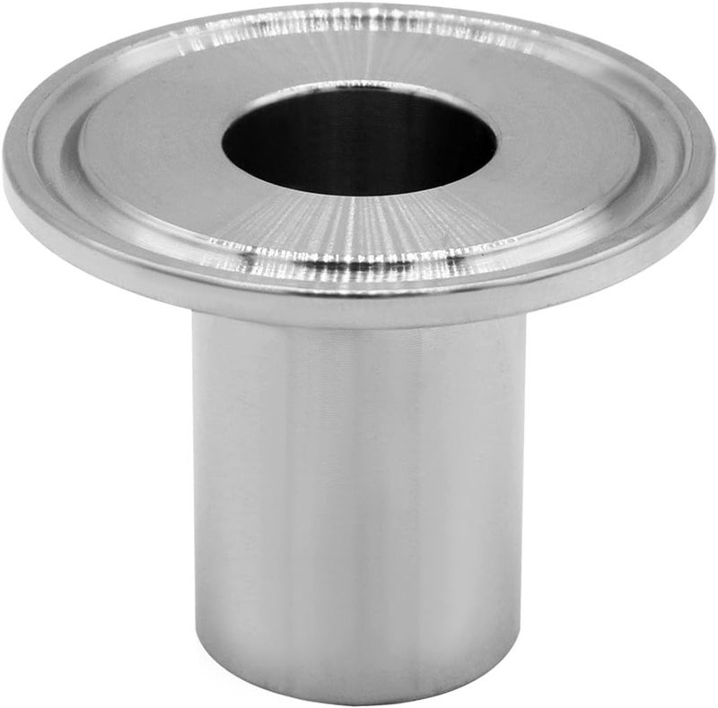 Fitvell Stainless Steel Sanitary Pipe Fitting 3/4" NPT Female Thread to 1.5" Tri Clamp 50.5mm Ferrule OD Sanitary Home Brew Adapter Connector (pack of 2) - Image 5